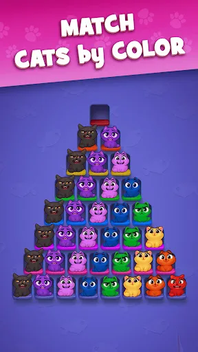 Kitty Sort: Twisted Tails screenshot 1