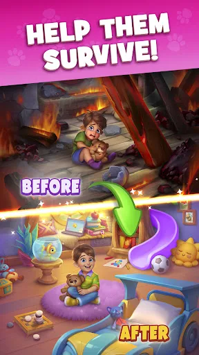 Kitty Sort: Twisted Tails screenshot 5