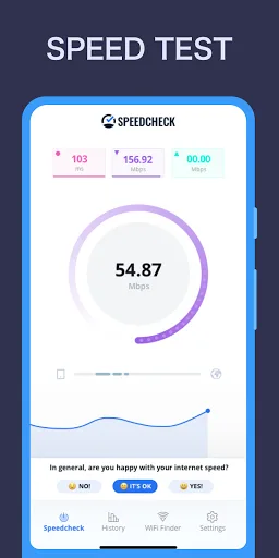 Internet Speed Test SPEEDCHECK screenshot 1