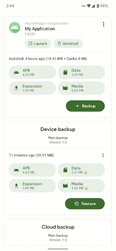 Swift Backup screenshot 3