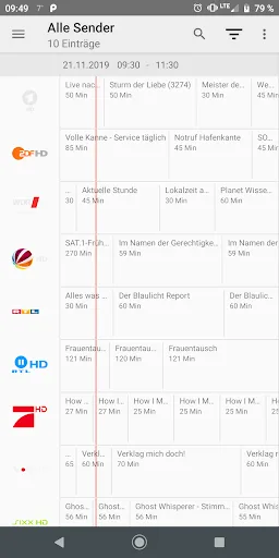 TVHClient screenshot 2