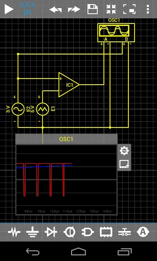 Droid Tesla Circuit Simulator screenshot 2