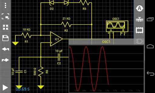 Droid Tesla Circuit Simulator screenshot 5