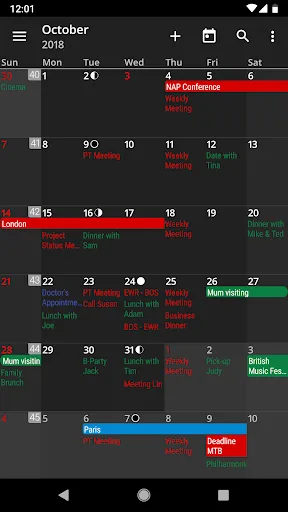 aCalendar+ Calendar & Tasks screenshot 4