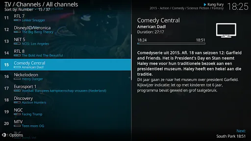 Kodi screenshot 2