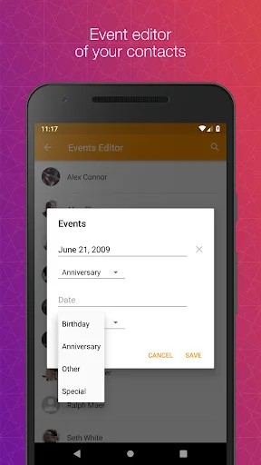 Contacts' Birthdays screenshot 2
