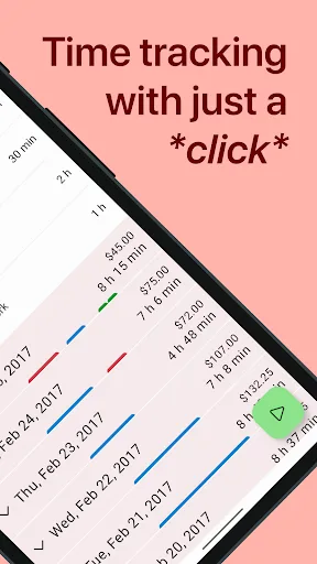 WorkingHours - Time Tracking screenshot 2