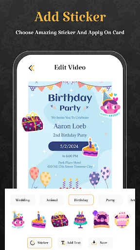 Video Invitation Card Maker screenshot 4