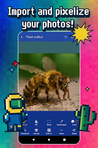 Pixel Art Photo Editor screenshot 1