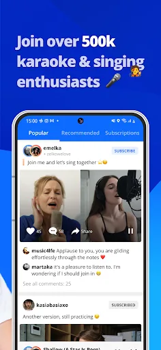 iSing: Sing & Record Karaoke screenshot 2