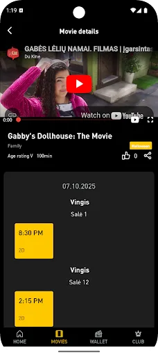 Forum Cinemas LT screenshot 3
