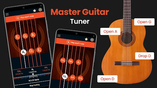 Master Guitar Tuner screenshot 1