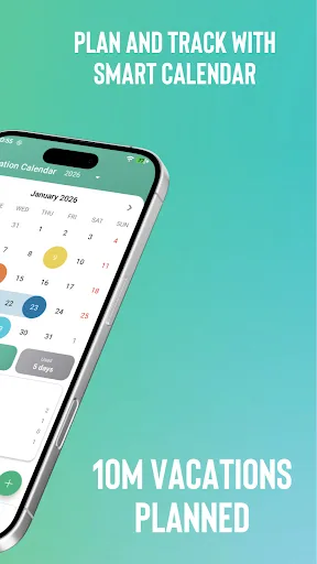 Vacation Planner Calendar screenshot 2