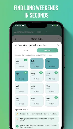 Vacation Planner Calendar screenshot 5