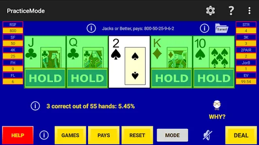 Play Perfect Video Poker Lite screenshot 3