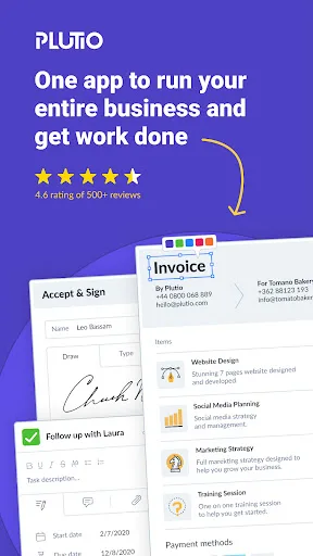 Plutio screenshot 1