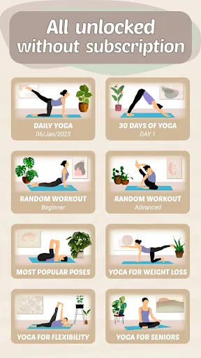 Daily Yoga Workout at Home screenshot 2