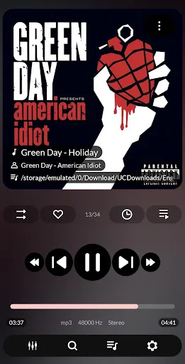 PowerAudio Plus Music Player screenshot 1