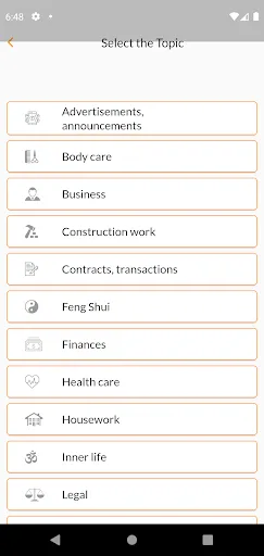 Feng Shui Fortune Calendar screenshot 2