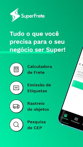 SuperFrete: Calcular Correios screenshot 1