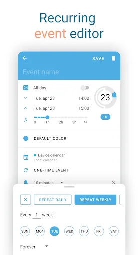Sectograph. Day & Time planner screenshot 5