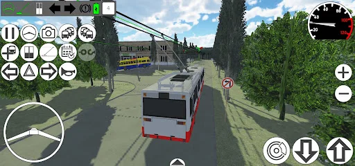 Micro-Trolleybus Simulator screenshot 2