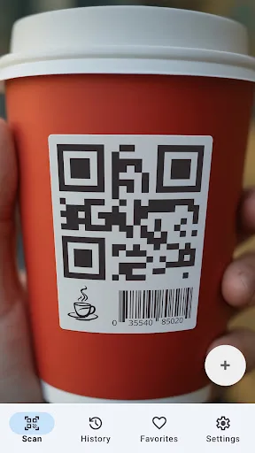 QR Code Scanner - without ads screenshot 1