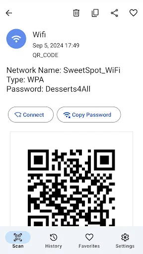 QR Code Scanner - without ads screenshot 5