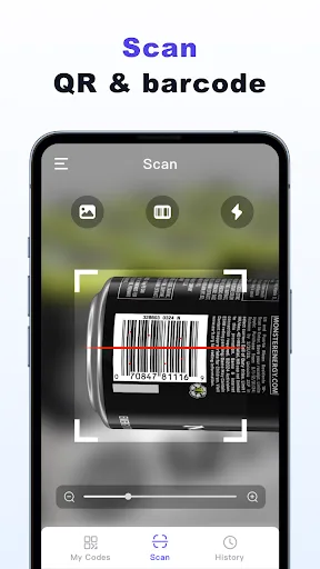 Fast QR & Barcode Scanner screenshot 1