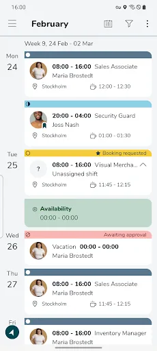 Quinyx Mobile screenshot 2