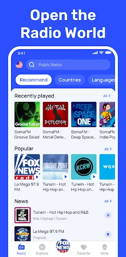 FM Radio - Local Radio, AM, FM screenshot 2