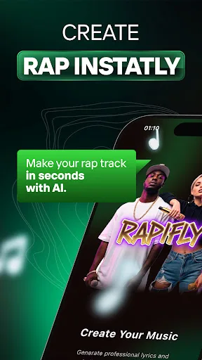 Rapifly | AI Rap Maker screenshot 1