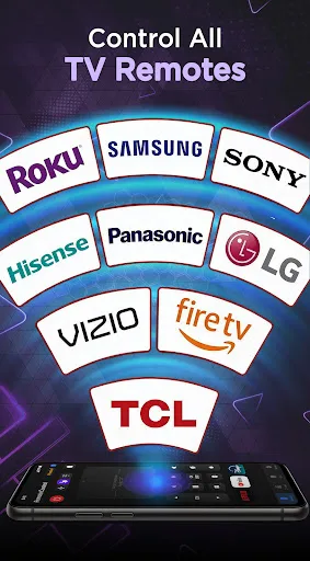Universal TV Remote & Cast App screenshot 1