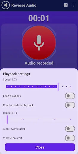 Reverse Audio screenshot 2