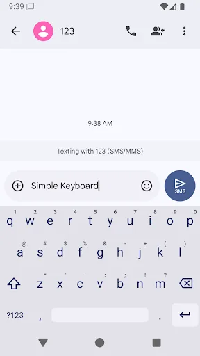 Simple Keyboard screenshot 1