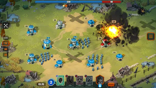 Bunker Wars: WW1 RTS Game screenshot 5