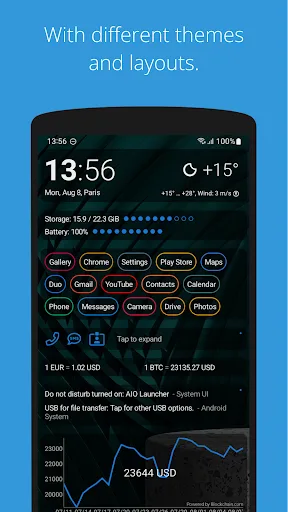 AIO Launcher screenshot 2