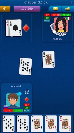 Clabber LiveGames online screenshot 2