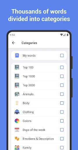 Learn French with flashcards! screenshot 2