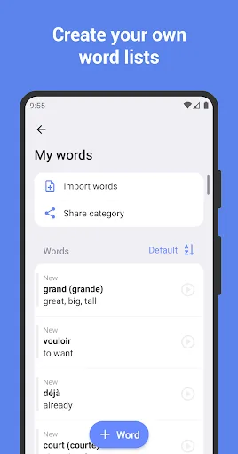 Learn French with flashcards! screenshot 3