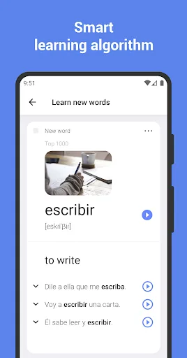 Learn Spanish with flashcards! screenshot 1