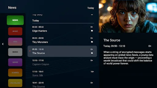 TMS player for TV screenshot 3
