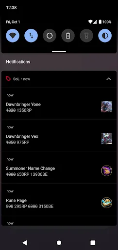 SoL: LoL Catalog & Alerts screenshot 1