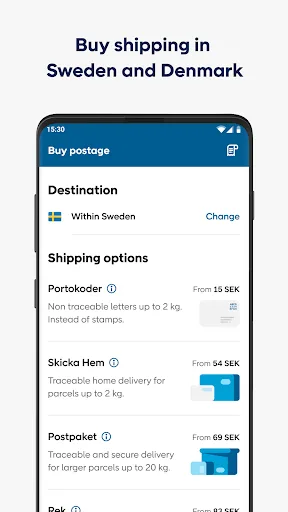 PostNord: Track & Send Parcels screenshot 5