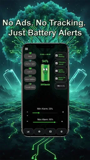 Battery Alarm screenshot 1