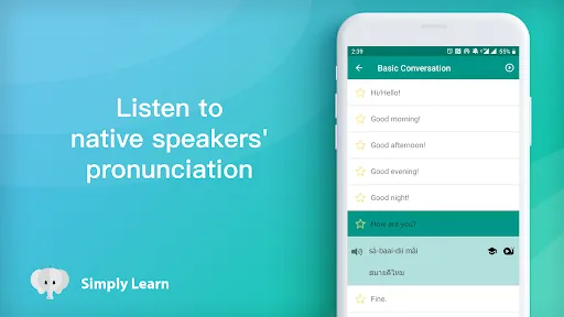 Simply Learn Languages Phrases screenshot 3