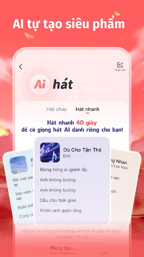 SingWow - Hát AI & hát karaoke screenshot 1