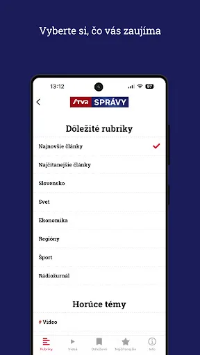 Správy STVR screenshot 2