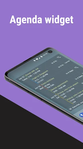 Calendar Widget: Month/Agenda screenshot 2
