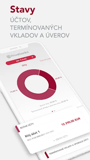 Privatbanka mobile screenshot 2